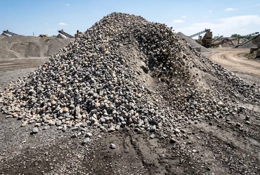 1.5" Crushed Gravel Delivery in Columbus, OH