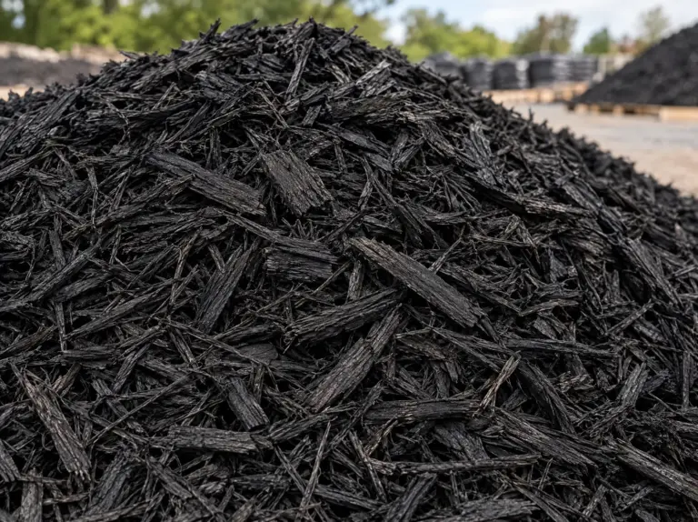 Black Shredded Mulch